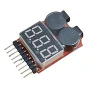 Новый 1-8S BB звуковой сигнал низкого напряжения BX100 модель самолета литиевая батарея измерительный прибор высокой точности