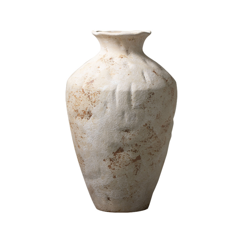 Jingdezhen Jiaxifeng vasos de cerámica retrógrados nostálgicos frascos de cerámica nueva sala de estar china estudio frascos de cerámica gruesa envío gratuito