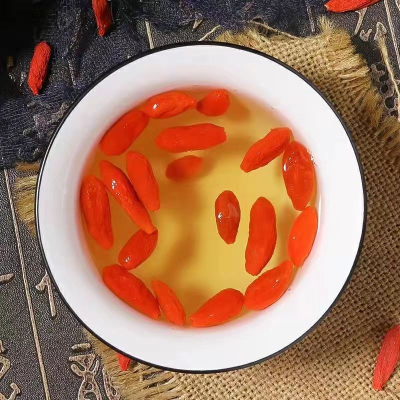 Zhongning Red Goji Berry Dry Wholesale 500g Goji Berries for Drinking, Cooking Porridge, Stewing Soup, and Hot Pot