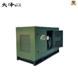 大泽动力40千瓦柴油发电机 静音箱体式机组 大超市 商店用 可改装