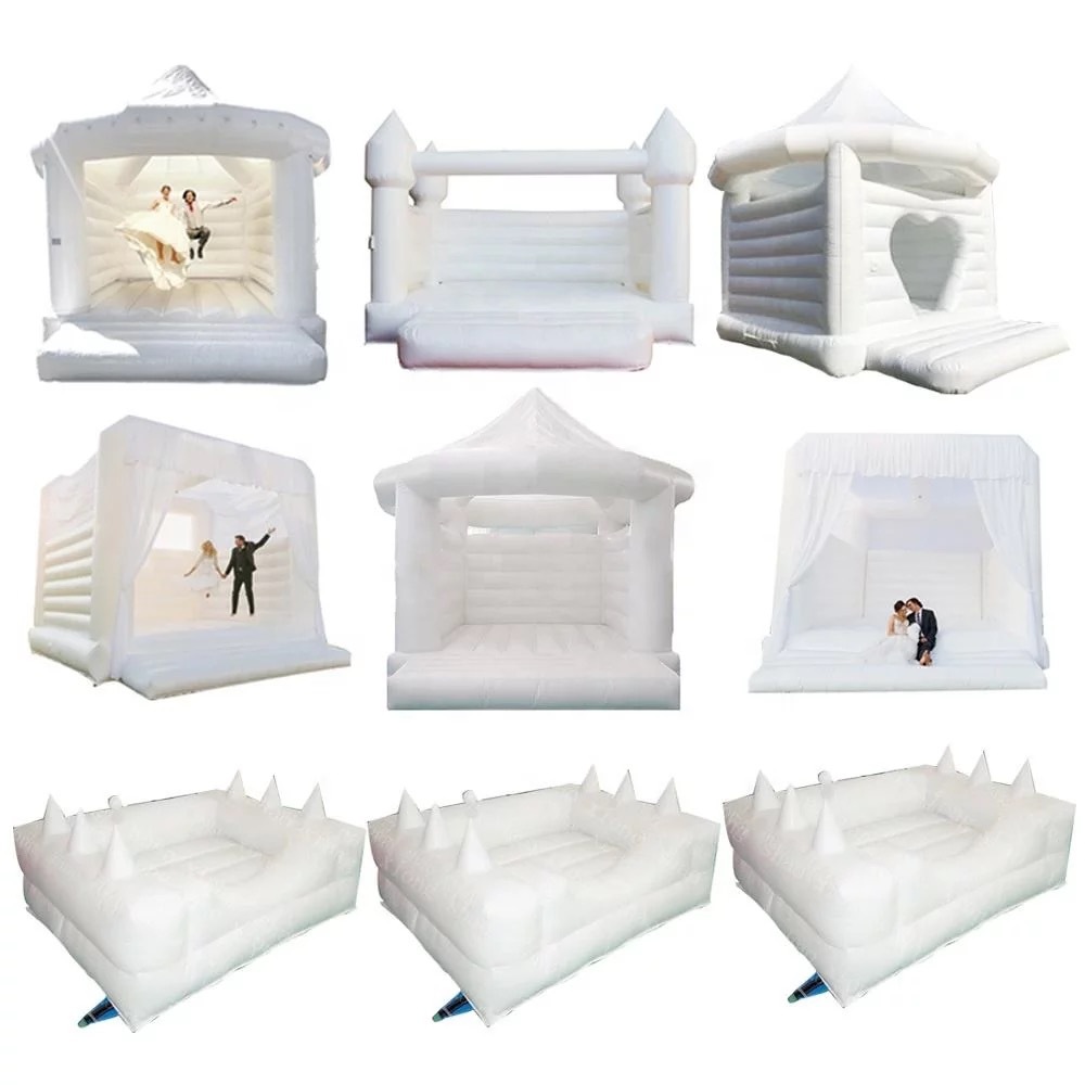 Castillo de bodas, castillo hinchable, parque infantil, trampolín grande al aire libre, tobogán, piscina, castillo travieso, equipo de entretenimiento image 5