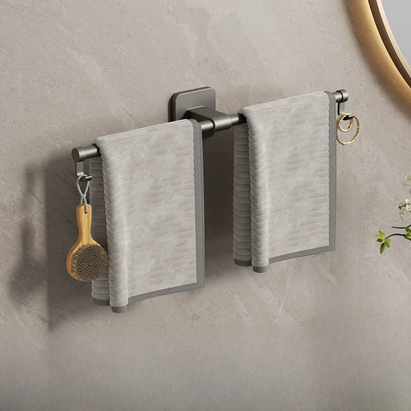 [Gun Ash] 30cm removable towel bar (skin type)
