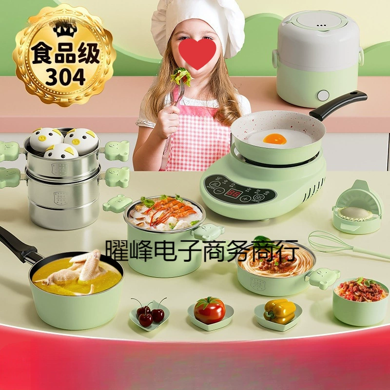 Детская мини-кухня, настоящая кухня, полный набор, настоящая версия, кухонная утварь для приготовления пищи и еды, игрушки для девочек, подарки на день рождения