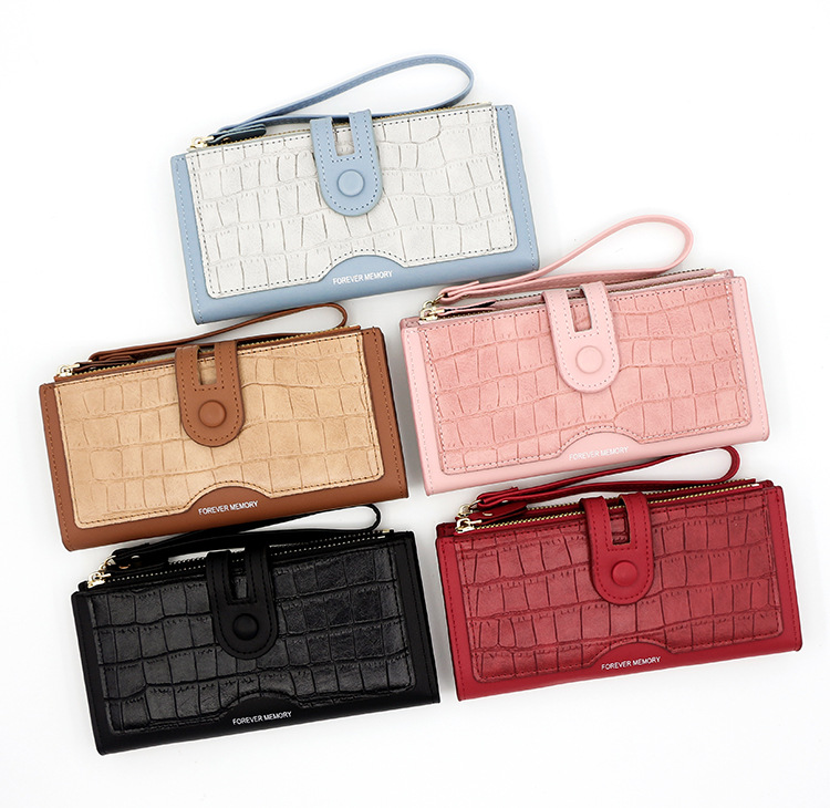 Women's Crocodile Pu Leather Zipper Wallets display picture 7