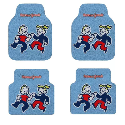 Car wire ring foot mat universal car easy to clean car mat car SUV foot mat pvc can be cut car mat (Avtomobil döşəmə paspasları) - animation-front-row-single-piece-5060cm