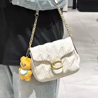 Fashionable sophisticated universal chain with diamond pattern, shoulder bag one shoulder