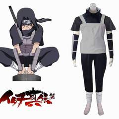 Wholesale Japanese Naruto Shippuden Anbu Uchiha Itachi Anime Cosplay Men's Costume / No Wig, Includes Ninja Sword