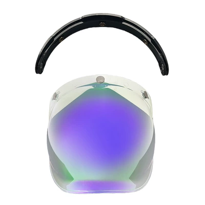 Dəbilqə (Kaska) aksesuarları: with Curved Surface, Three-Button - revo-aurora-purple-black-bracket