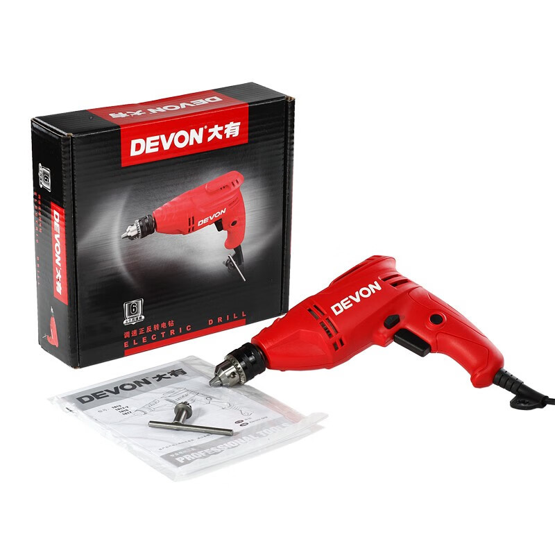 DayouDayou1817 taladro eléctrico / taladro de pistola 400W / regulación de velocidad hacia atrás / desaceleración de dos etapas 10MM 1817 [