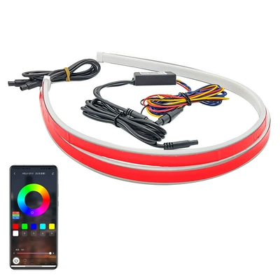 Car Led Headlight with Start-Up: Other lights - ultra-thin-symphony-light-guide-app-steering-30cm-pair-price