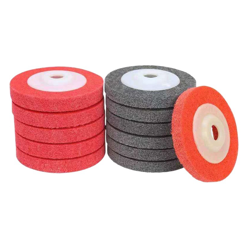 Поставка нейлона колеса полировки колеса из нержавеющей стали волочения проволоки колеса угловая шлифовальная машина специального нетканого волокна