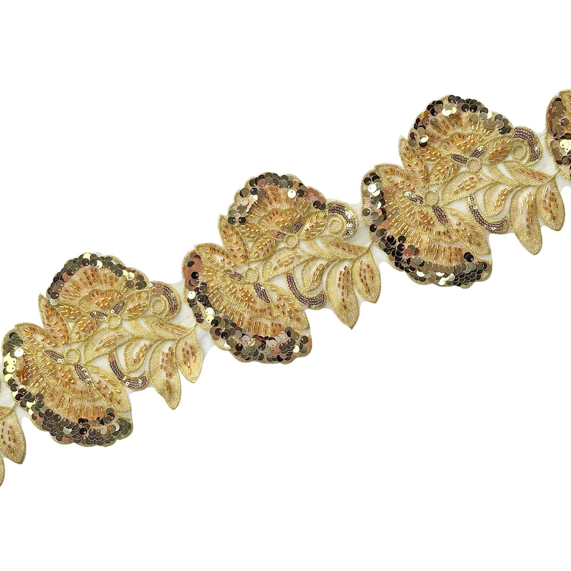 Hermosas pañuelas multicolores bordadas de encaje decoración de tela calcomanías de estilo nacional vestido vestido pantalones pie decoración pegatinas image 16