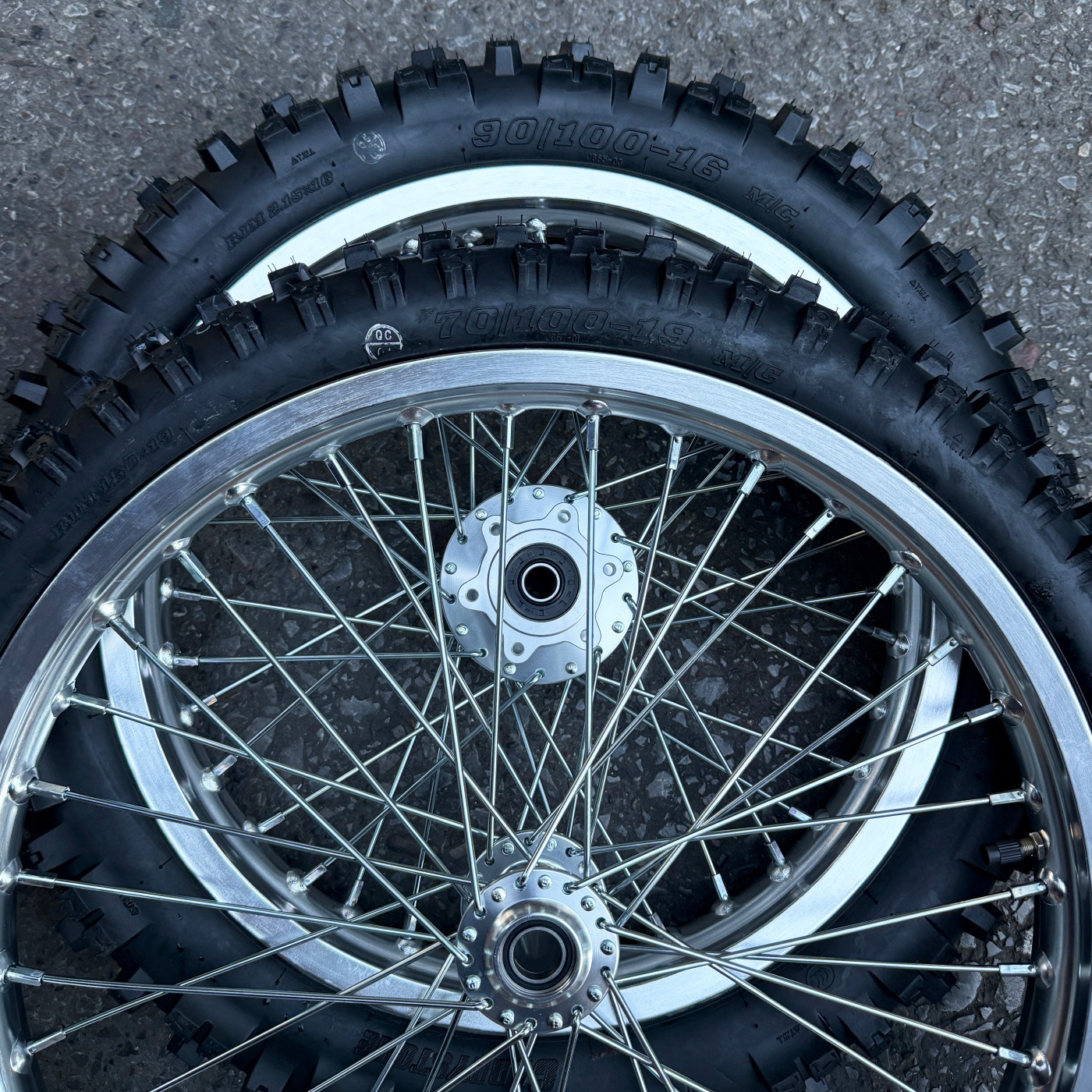 Suitable for Talaria Stingler 8.0 modified front 19-inch and rear 16-inch off-road tire wheel set