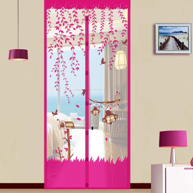 Summer Door Curtain, Mosquito Net, Mosquito-Proof Door Curtain, No-Drill Household Magnetic Screen, Fly-Proof Screen, Full Magnetic Strip Summer Door Curtain, Mosquito Net, Mosquito-Proof Door Curtain, No-Drill Household Magnetic Screen, Fly-Proof Screen, Full Magnetic Strip