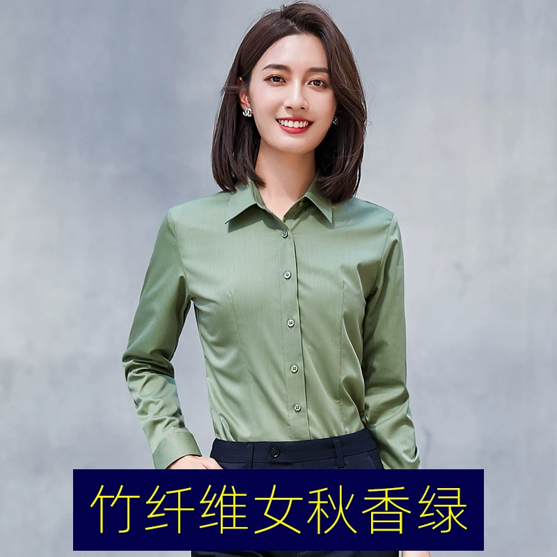 Elastic blue black shirt, white long-sleeve for work