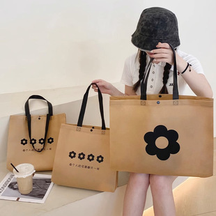 Women's clothing store non-woven portable shopping bag packaging clothes gift packing bag printable logo wholesale