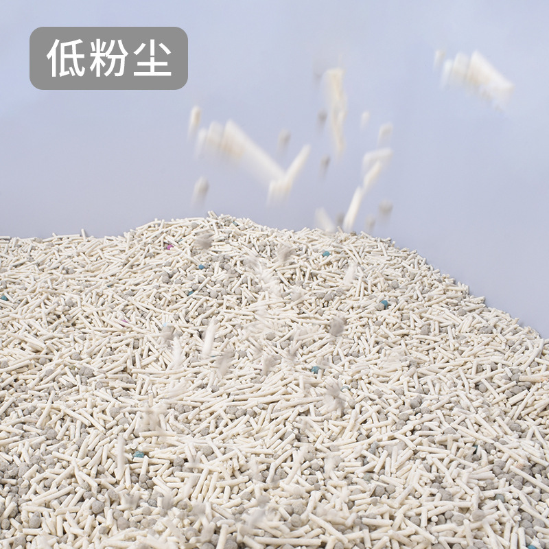 豆腐猫砂6L猫舍专用除臭无尘可降解真空包装奶香茶香猫砂厂家代发|undefined