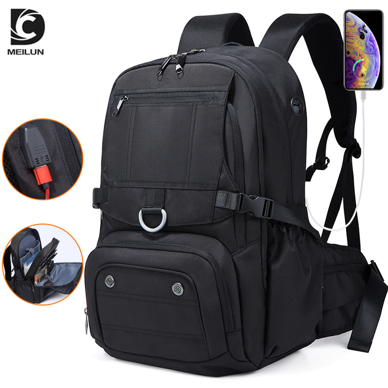 2023 New Travel Camping Computer Backpack Hiking Backpack Men's Outdoor Mountaineering Bag Wear resistant Student Backpack