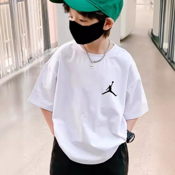 Sports children's fashionable short sleeve T-shirt for boys