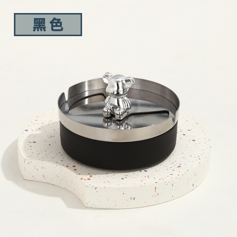 크리에이티브베어 회전 재떨이 [블랙]