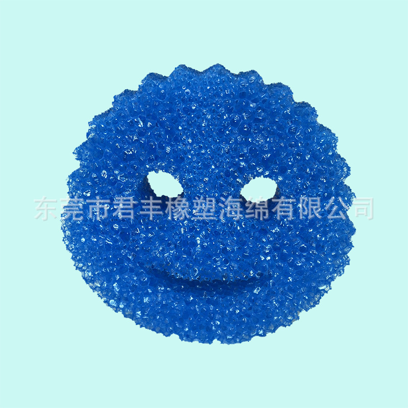 厂家供应清洁吸水厨房洗碗海绵过滤吸油海绵感温硅胶过滤绵