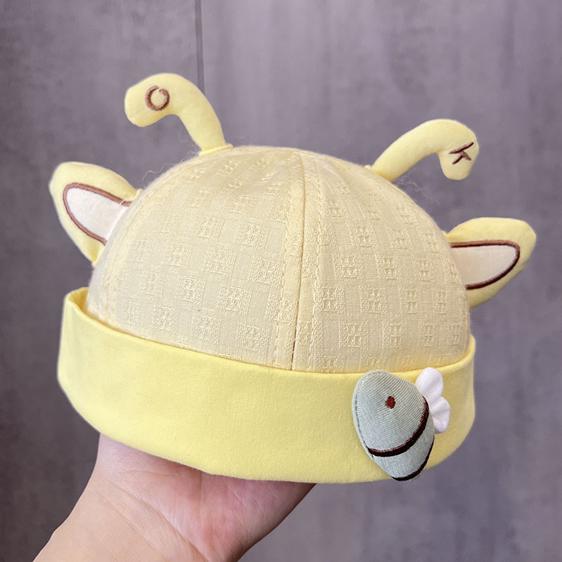 Bebé sombrero primavera y otoño Super lindo piel sombrero bebé sombrero para niños y niñas verano tapa delgada
