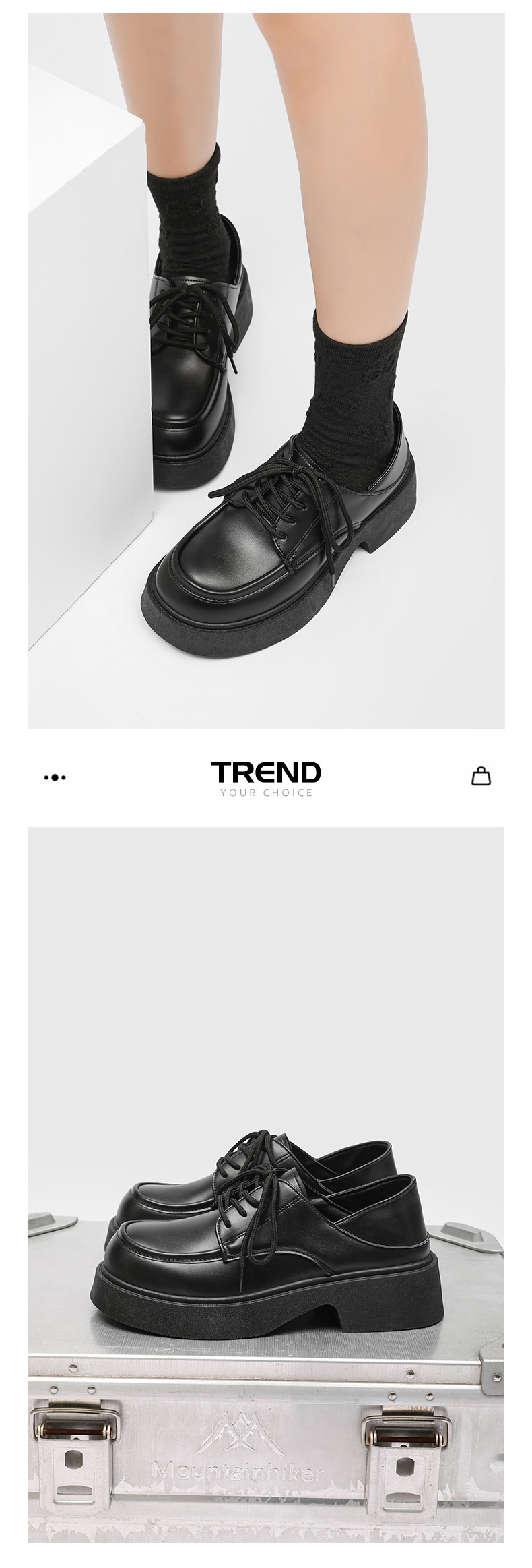 ShoeVault Large Leather Couple Style Japanese Short Boots 2025 Spring New Derby High Appearance Teen Boys Shoes Dropshipping_voghion.com