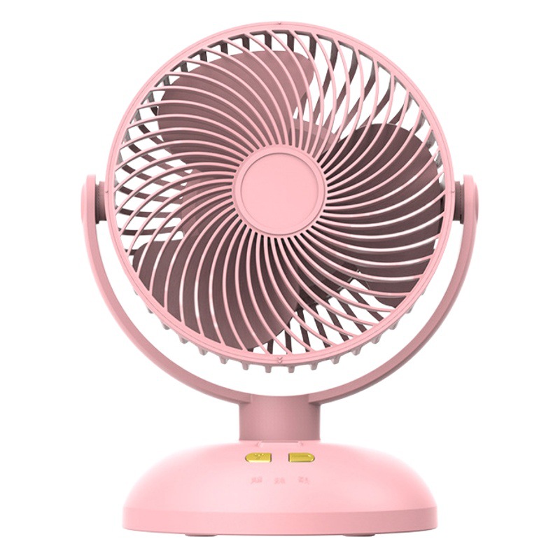 Oficina de escritorio del ventilador del hogar mini sacudiendo la cabeza pequeño ventilador USB recargable mudo gran viento ventilador de escritorio