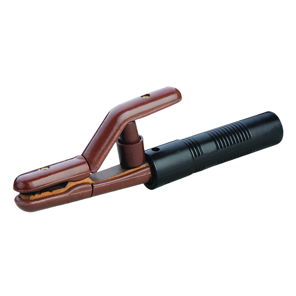 Pinzas de soldadura al por mayor de la fábrica de origen, pinzas de soldadura no calientes, clips de soldadura de diamante negro anticaídas, pinzas de soldadura de grado industrial de 500A. image 18