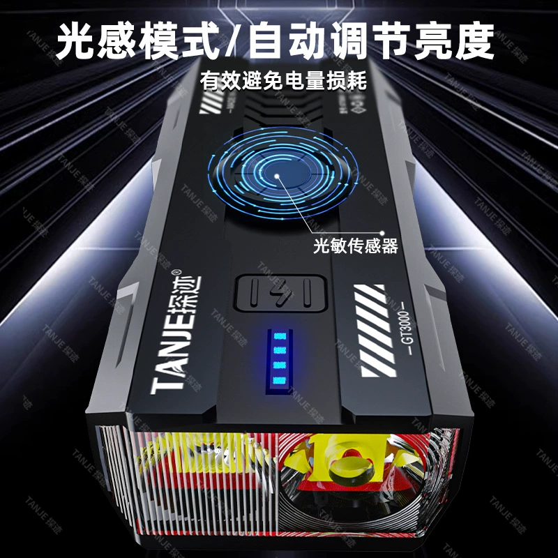 Front bike headlight Q39, waterproof floodlight, Type‑C fast charge, universal mount