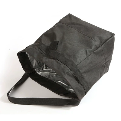 Car Trash Can for Interior Use, Waterproof Rear Seat Storage Bag, Multifunctional Fruit and Vegetable Car Trash Can, in Stock (Car storage bag/box) - black-2415225cm