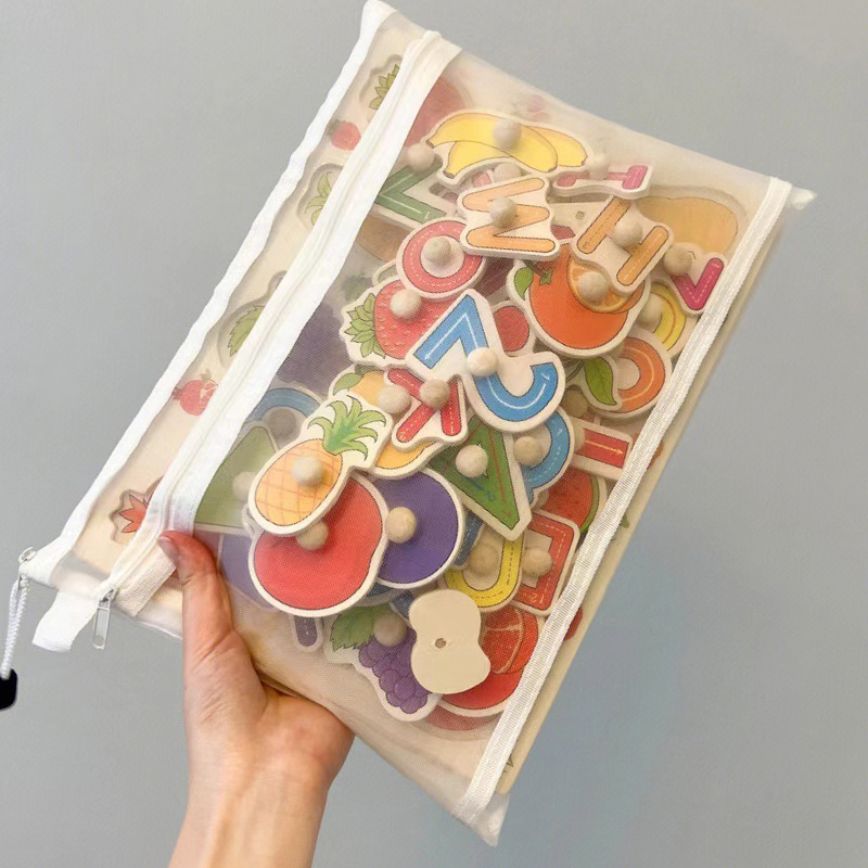 Puzzle Storage Bag Toy Bag Lego Small Particle Card Children's Baby Transparent Sorting Artifact Puzzle Storage Bag Toy Bag Lego Small Particle Card Children's Baby Transparent Sorting Artifact