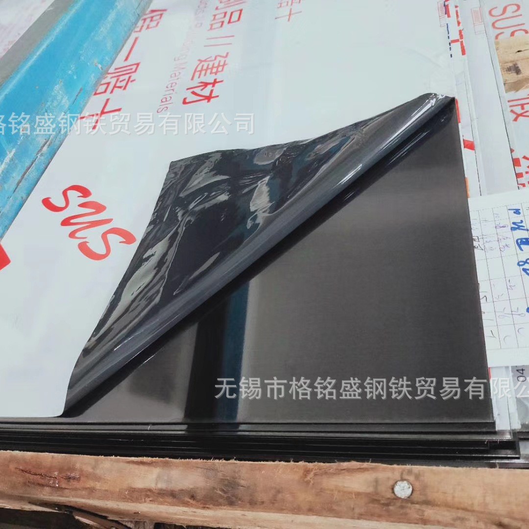 201拉丝黑钛不锈钢板 无指纹 黑色拉丝304 1MM厚度 1220*2440mm