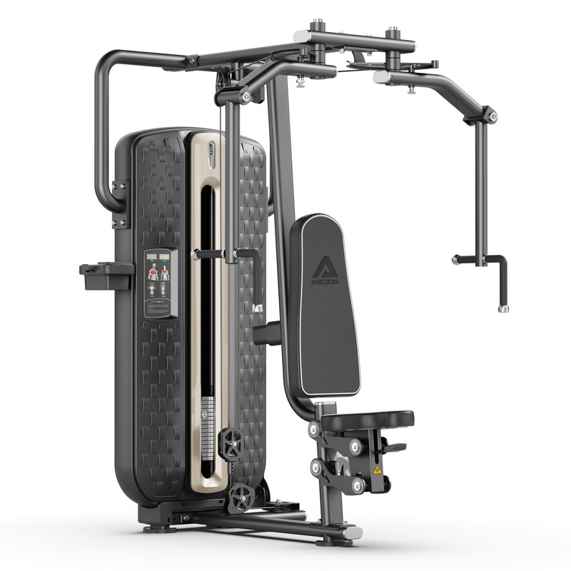 Máquina de mariposa especial para gimnasio, conjunto completo de empuje de pecho, alta tracción de espalda, piernas musculares, equipo de entrenamiento de fuerza comercial