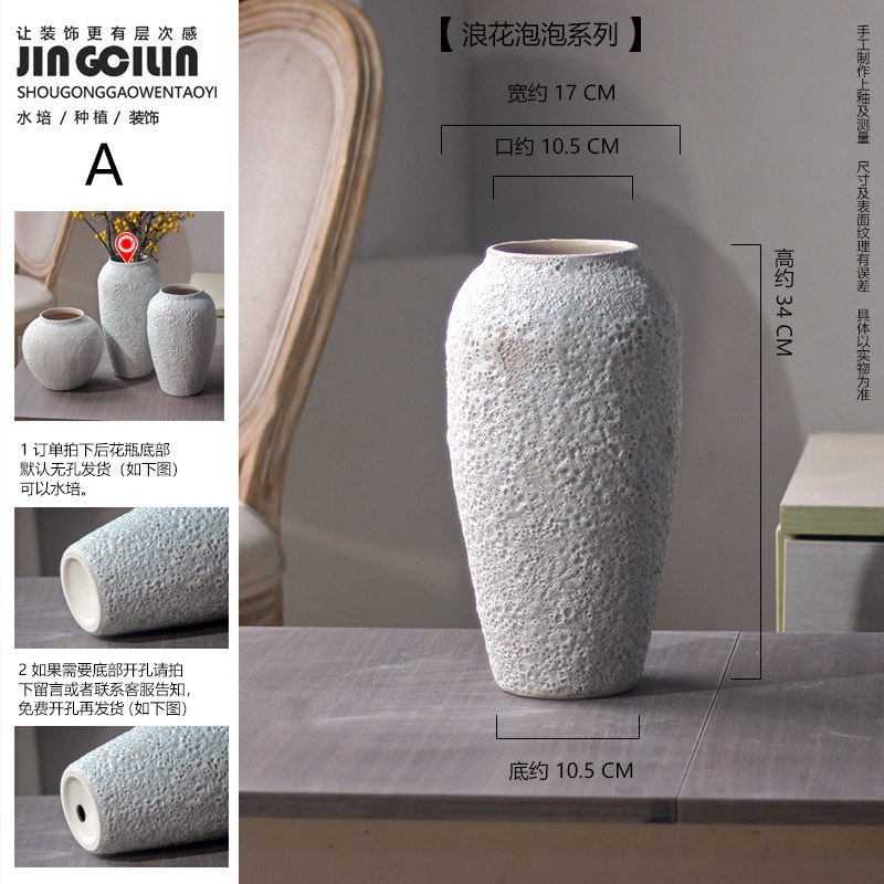 모델 A의 폭은 약 17cm, 높이는 10.5cm, 높이는 34cm, 바닥은 10.5cm입니다.