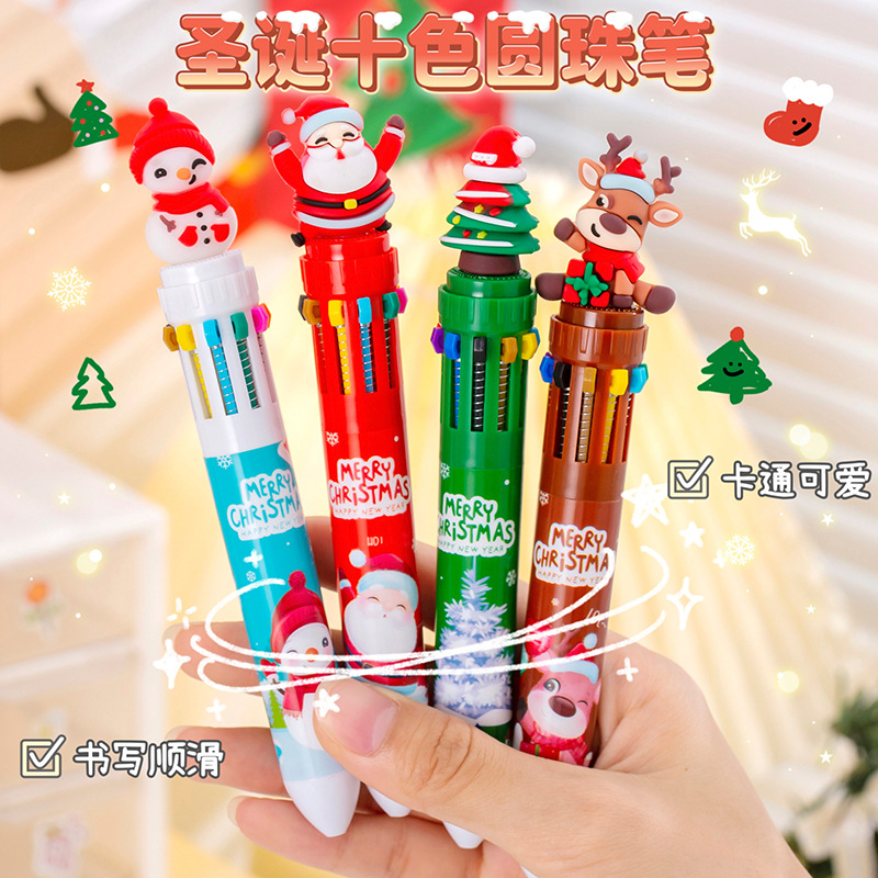 Creative cute multicoloured ballpoint pen for students