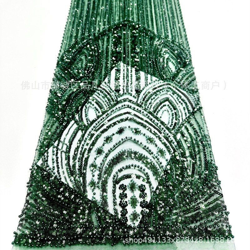 Moda Suzhou vestido de boda de noche de encaje bordado sequillas de encaje comercio exterior transfronterizo al por mayor tela