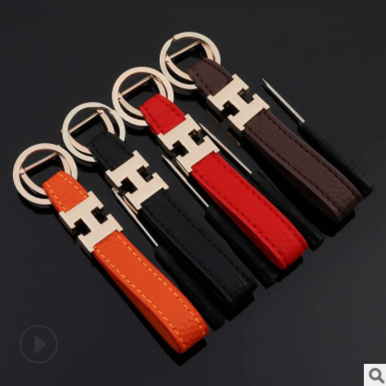 Роскошная модная клавиша с буквами, подвеска, опт, натуральная кожа