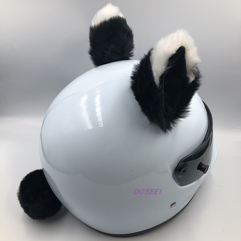 Cat Ears Motorcycle – Motuoche Auto Parts and Accessories - black-white-tip-with-black-tail