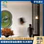 艺术渐变墙面玻璃钢雕塑