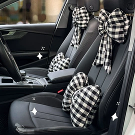 座垫、座套;头枕;车用纸巾盒