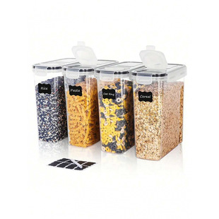 O 94080 Transparent Plastic Kitchen Sealed Jar ͸�����ϏN��