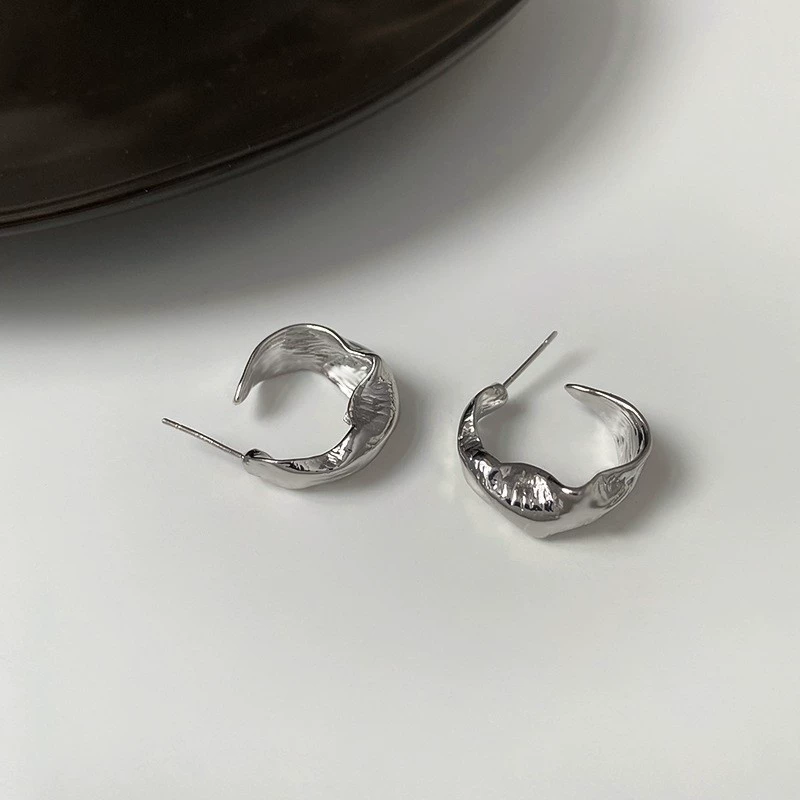 Серебряная игла, циркон, серебряные серьги, широкий цветовой диапазон, простой и элегантный дизайн