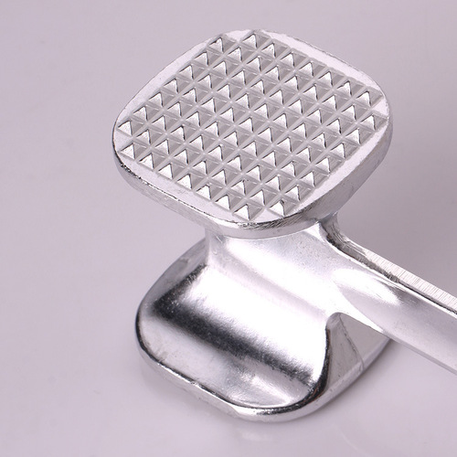 Household dual-sided tenderizing hammer, aluminum steak hammer, zinc alloy meat hammer, stainless steel meat hammer, tenderizing hammer