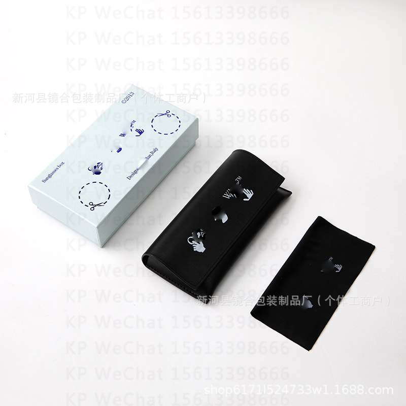 Spot al por mayor nueva caja de gafas de marca de alta gama de moda caja de gafas de sol de alta gama caja de embalaje completa