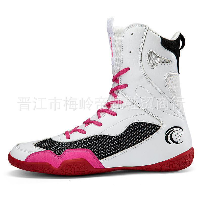 High-top boxing shoes men's professional competition training combat combat gym rope skipping female in stock a generation of hair