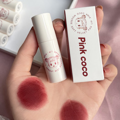 Pinkcoco soft velvet matte lip glaze does not fade non-stick cup matte matte affordable lip mud lip gloss wholesale