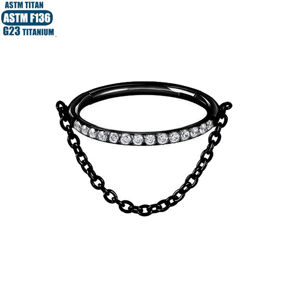 Labret piercing jewelry detail image