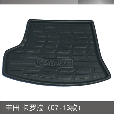 Trunk Mat, Trunk Mat - toyota-corolla-07-13-black