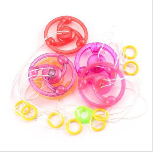 Nostalgic toys luminous top toy pull string flash flywheel luminous pull string flywheel street stall toys gifts wholesale